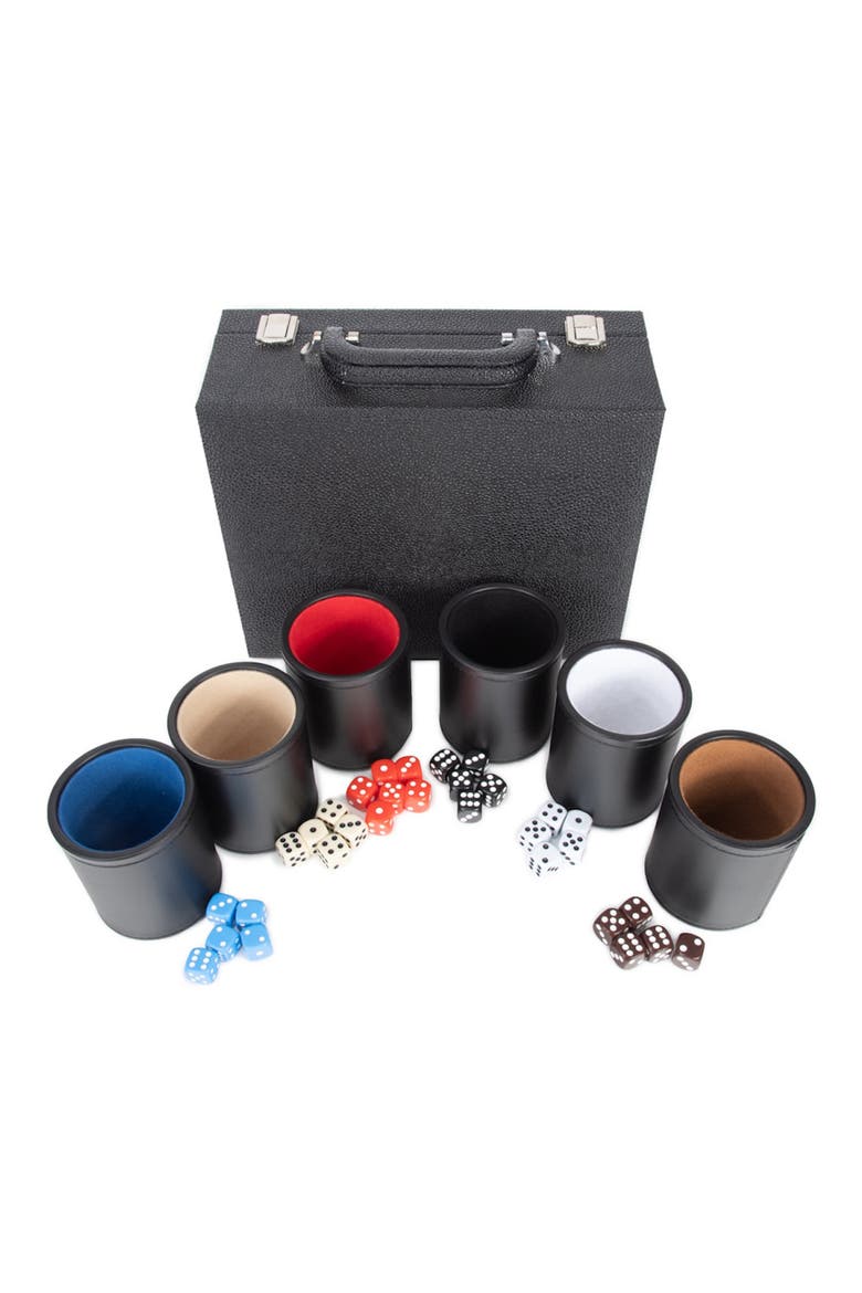 Onyx Liars Dice Set, Alternate, color, BLACK