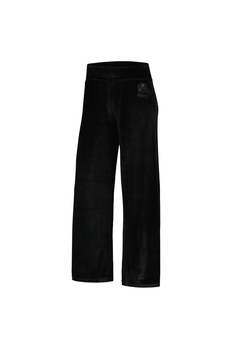 Women's DKNY Sport Black Cleveland Browns Demi Straight Leg Pants, Alternate, color, Black