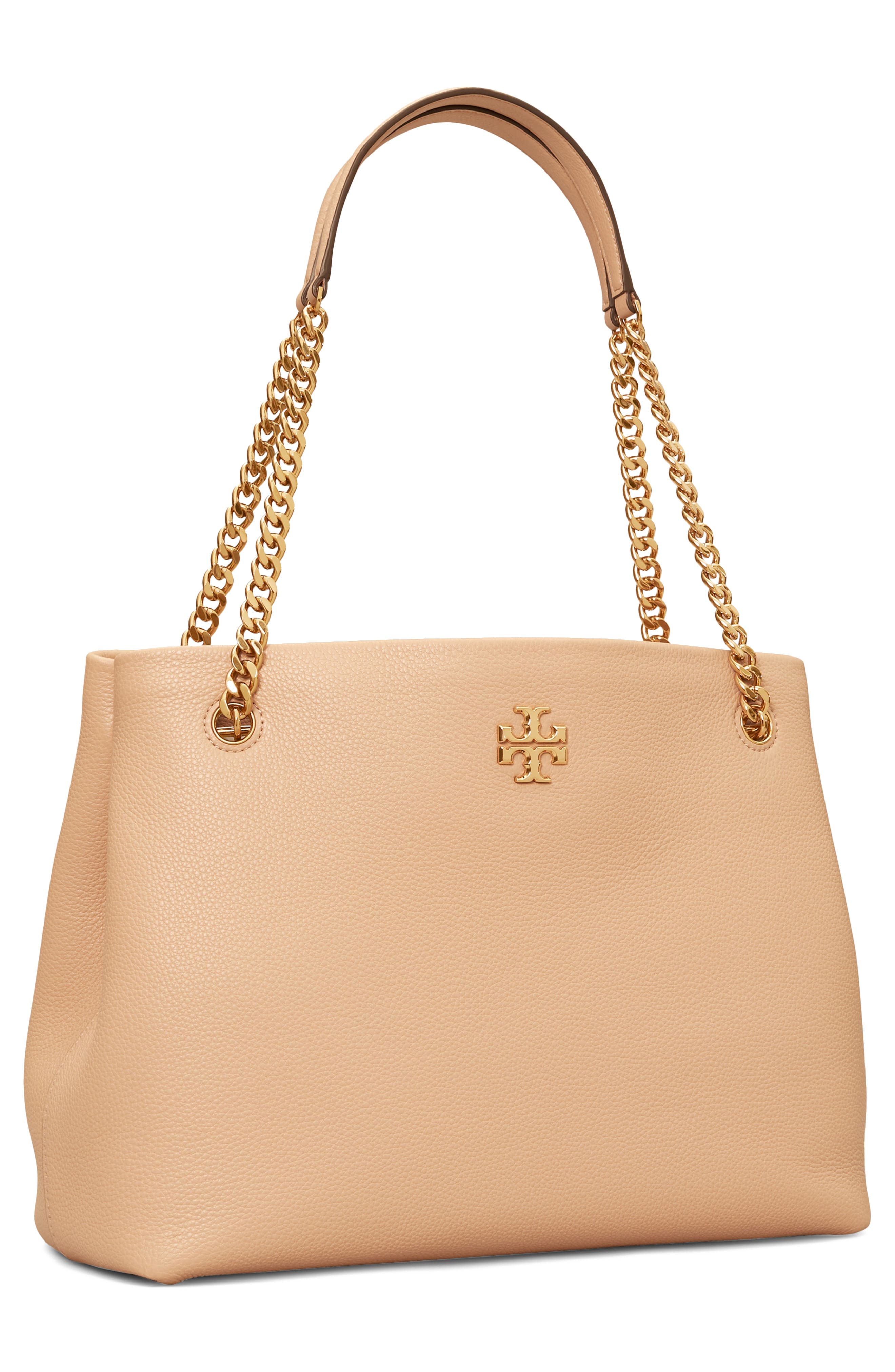 Kira Leather Tote, Alternate, color, NEW CREAM