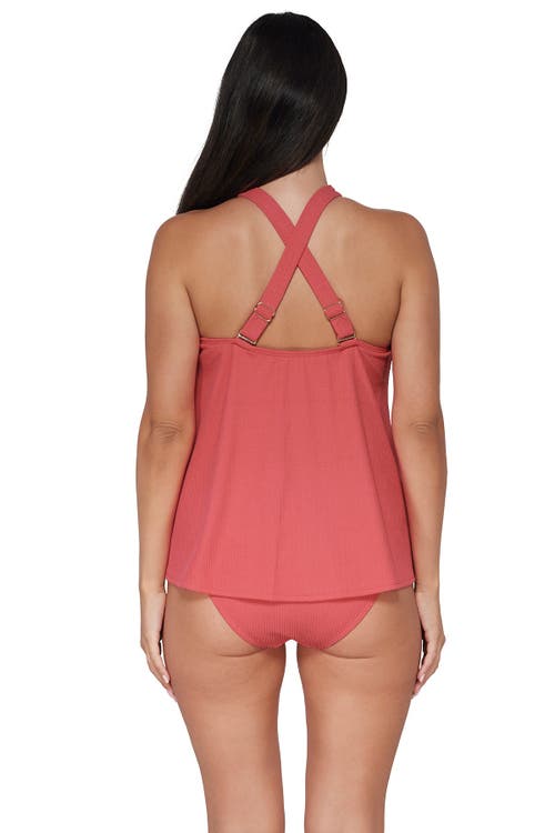 Pacifica By Sunsets Sadie Tankini In Hibiscus Tea