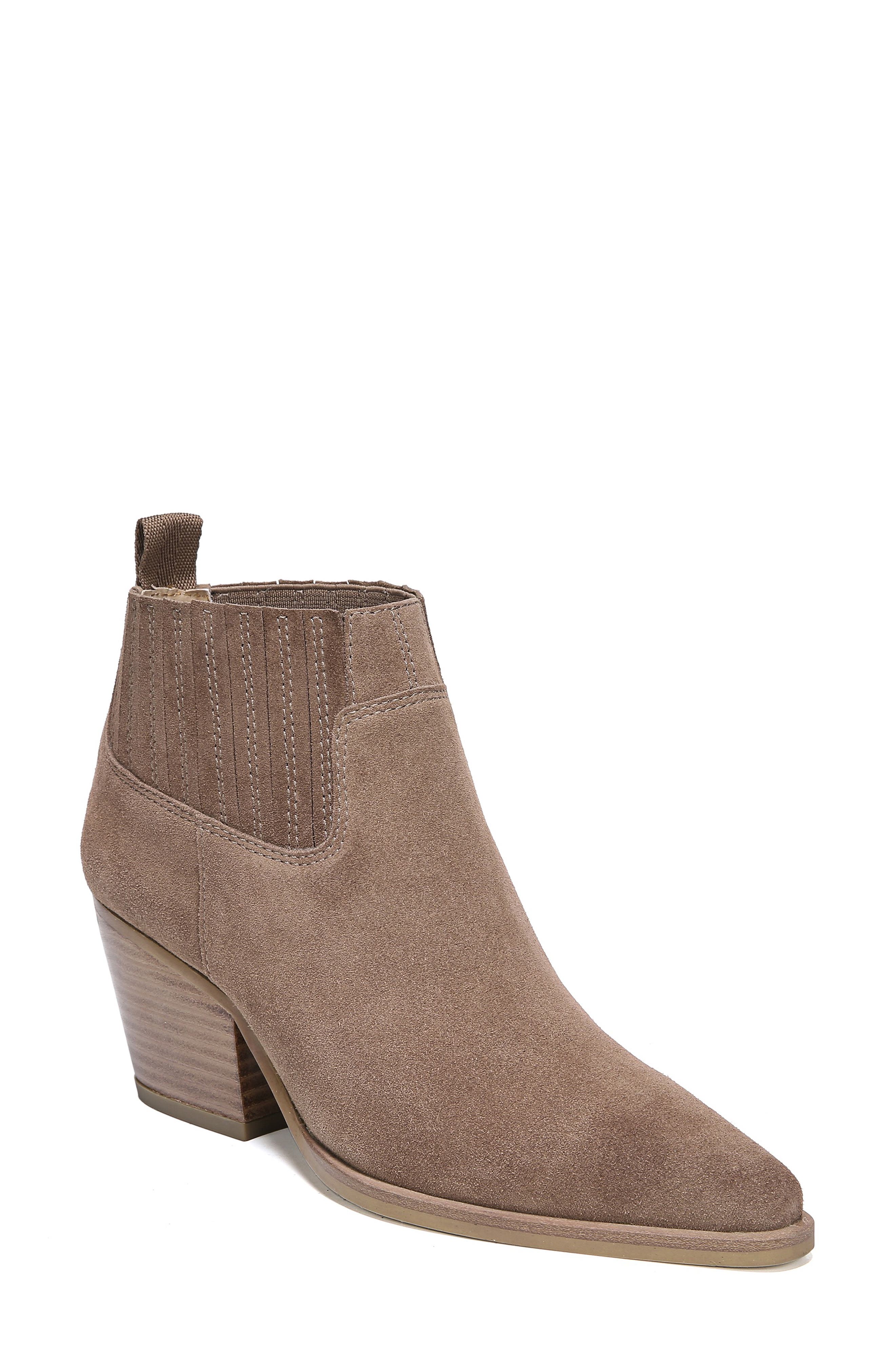 Lasso Bootie, Main, color, TOFFEE SUEDE