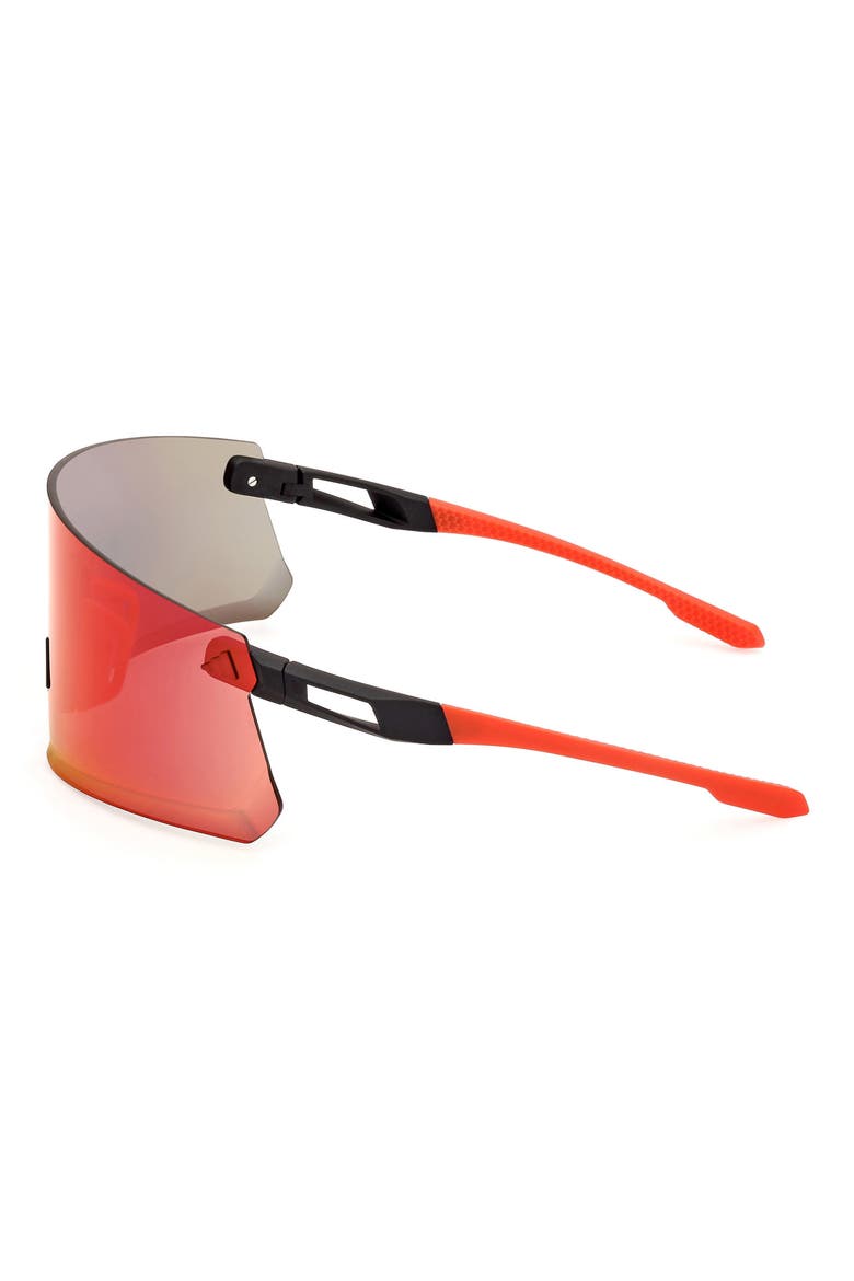 Shield Sunglasses, Alternate, color, MATTE BLACK / ROVIEX MIRROR
