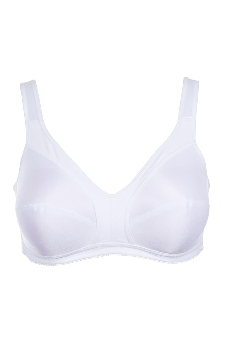 Dominique Intimates Isabella Everyday Wire Free Cotton Lined Bra, Alternate, color, Black