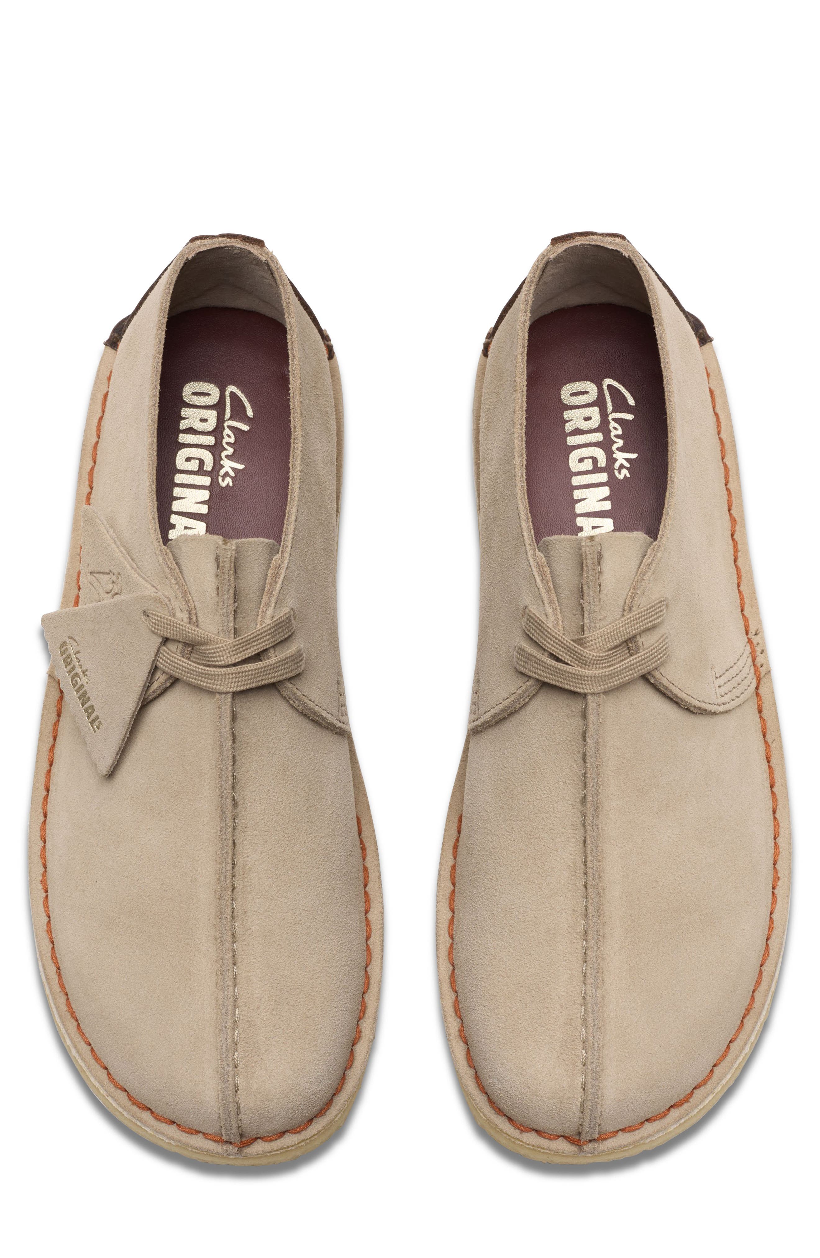 Clarks® Desert Trek Chukka Boot, Alternate, color, SAND SUEDE
