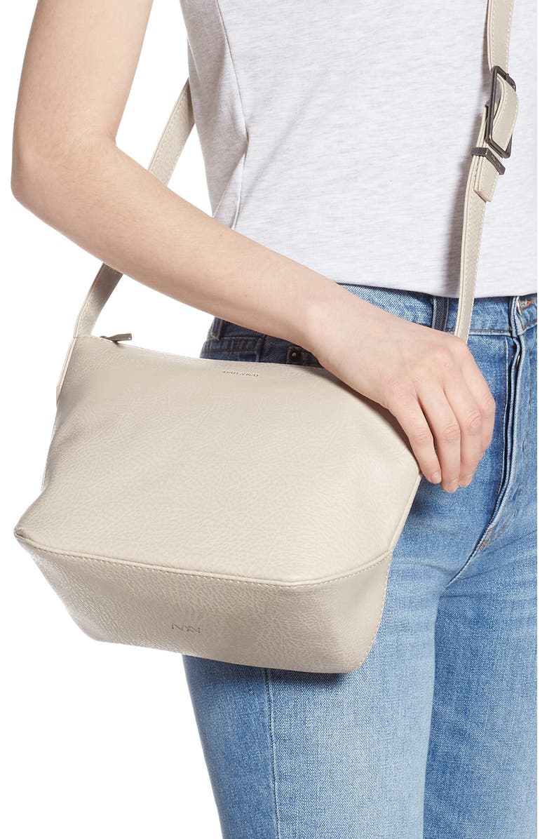 Matt & Nat Large Sam Faux Leather Crossbody Bag, Alternate, color,