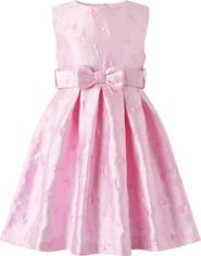 Rachel Riley Bow Damask Dress