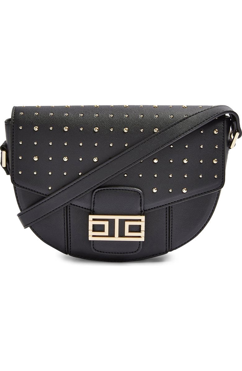 Topshop Brandu Faux Leather Shoulder Bag, Main, color,