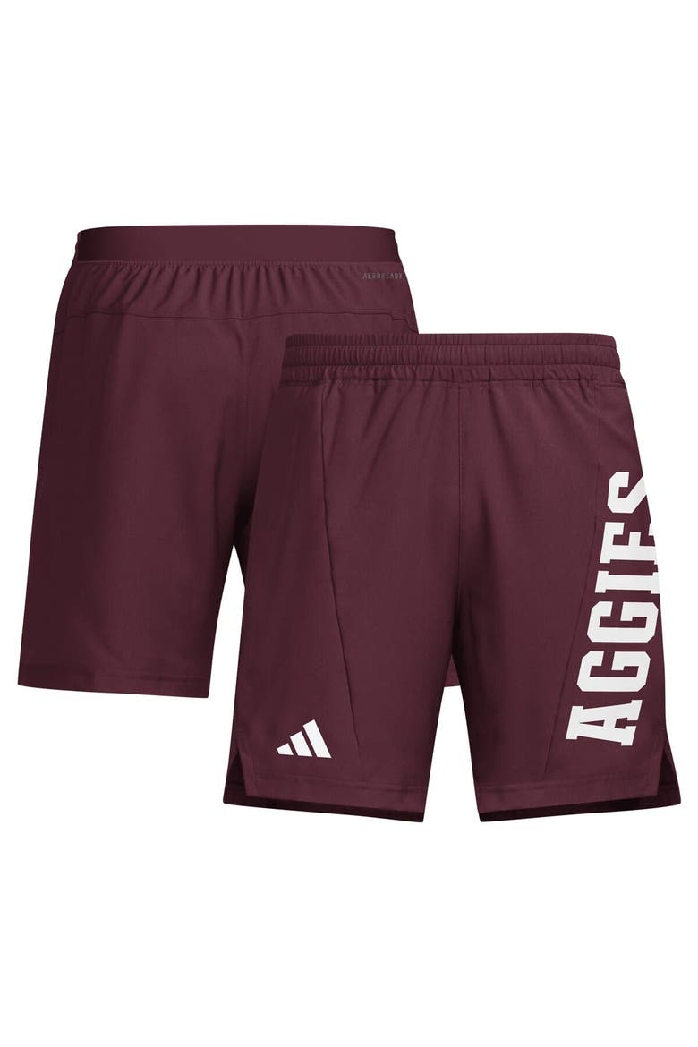 Men's adidas Maroon Texas A&M Aggies Designed for Training AEROREADY Shorts, Alternate, color, Maroon