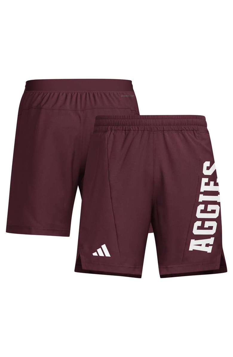 adidas Men's adidas Maroon Texas A&M Aggies Designed for Training AEROREADY Shorts, Alternate, color, Maroon