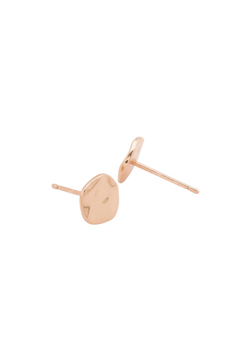 Chloe Small Stud Earrings, Alternate, color, ROSE GOLD