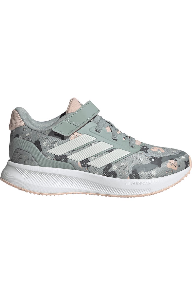 adidas Kids' Runfalcon 5 Sneaker, Alternate, color, Sage/ Off White/ Blush