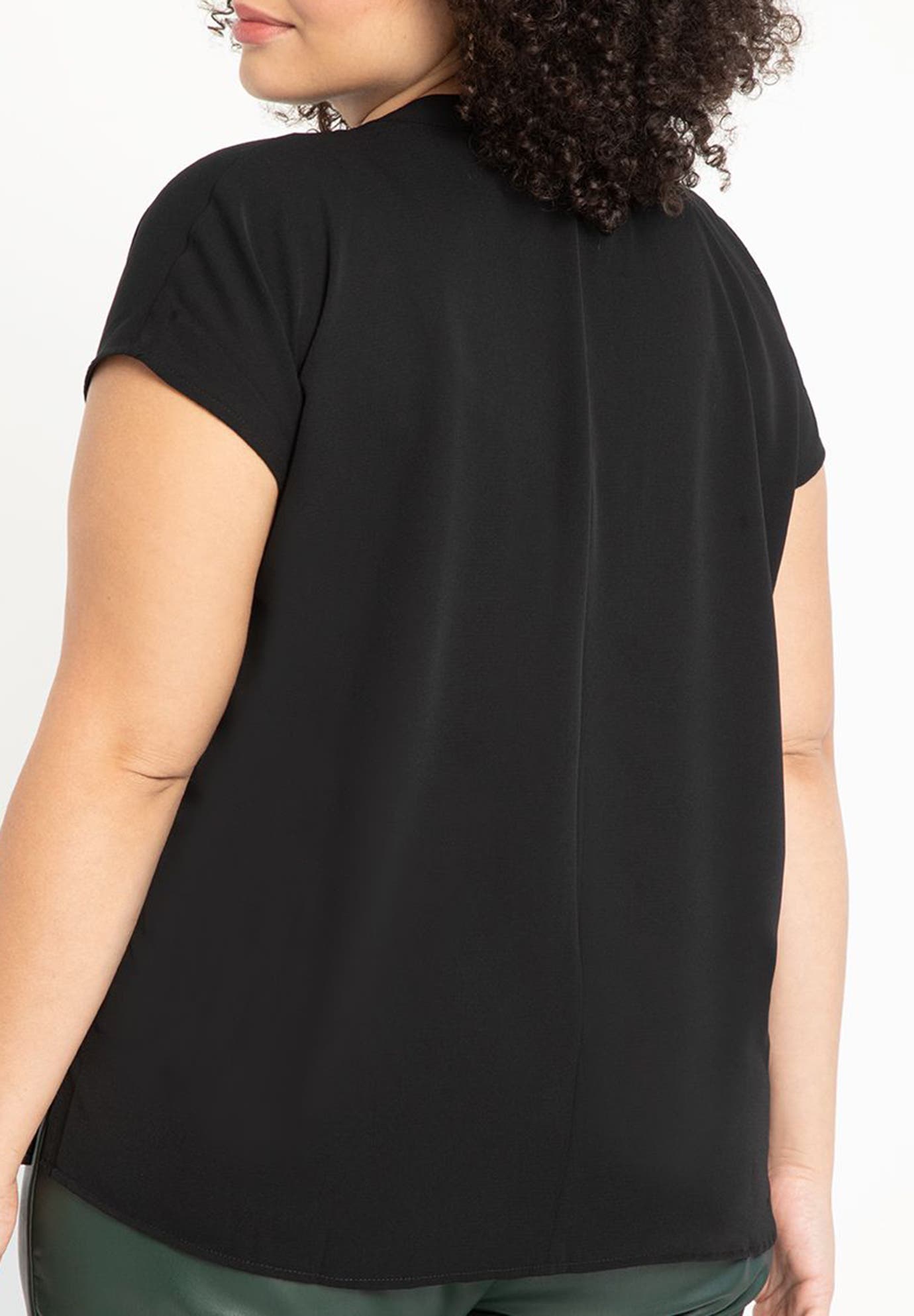 Notch Collar Blouse - image 2