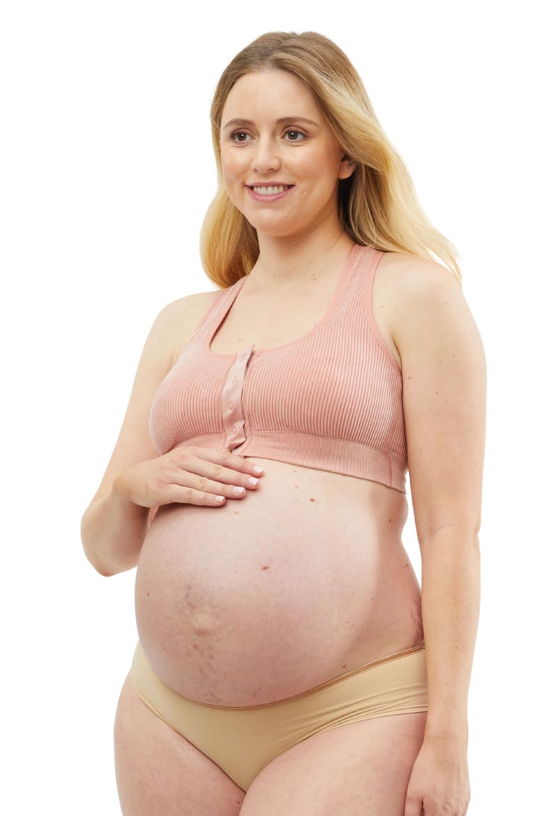 Biscotti Leakproof Skin-to-Skin Hospital & Nursing Bra, Alternate, color, Rose