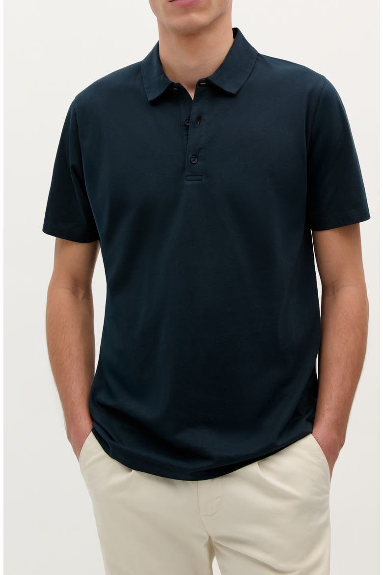 Icon Jersey Polo, Main, color, Navy