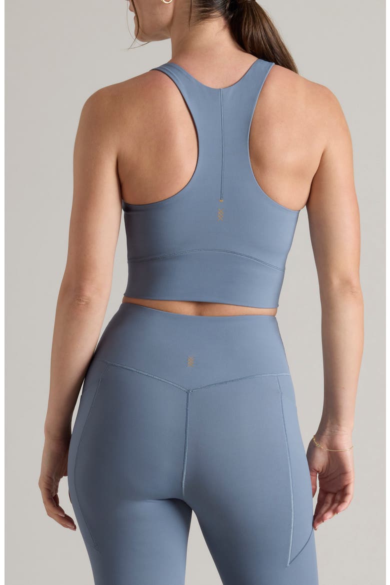 Revive Longline Bra, Alternate, color, BLUE SHADOW