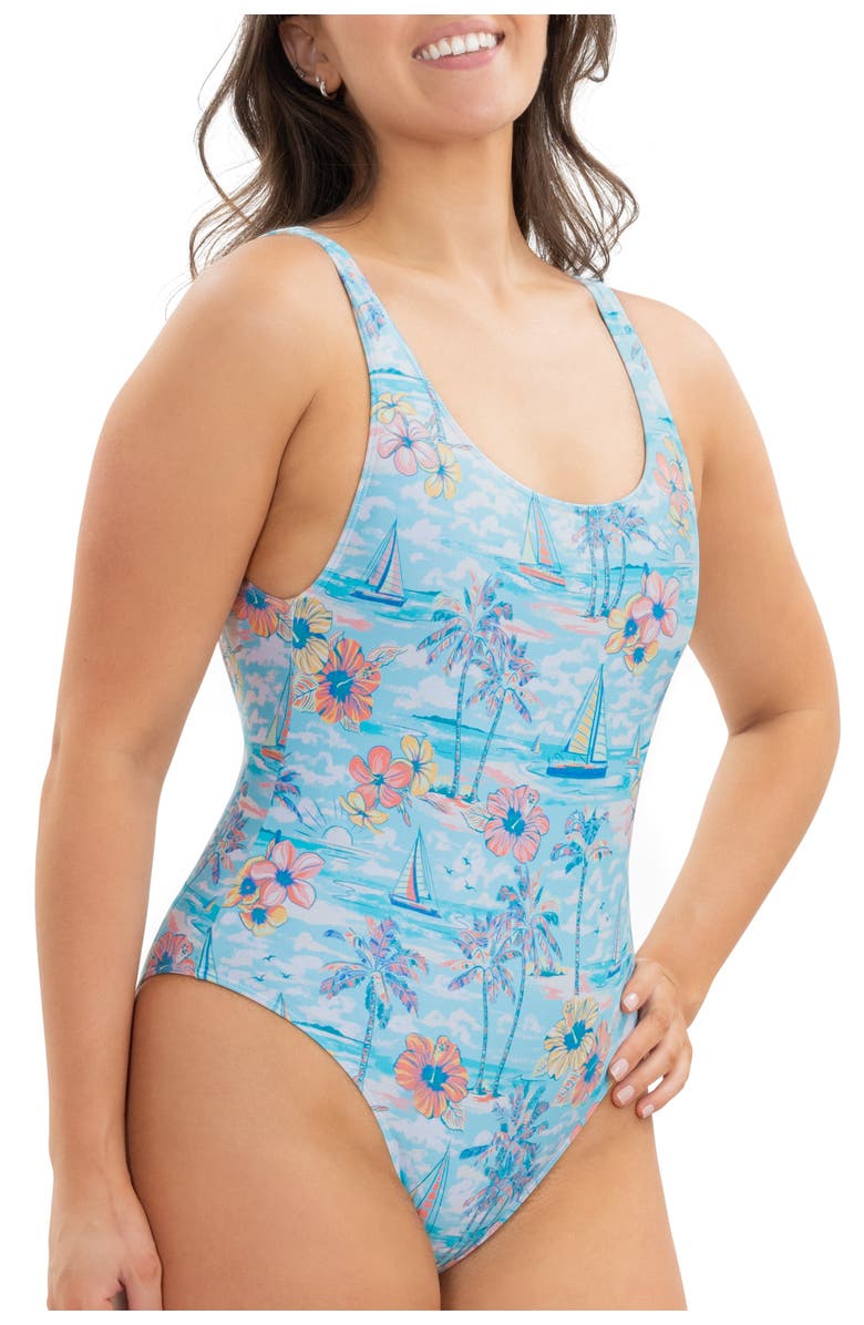 Kenny Flowers The BVIs - Classic One Piece, Alternate, color, Light Blue