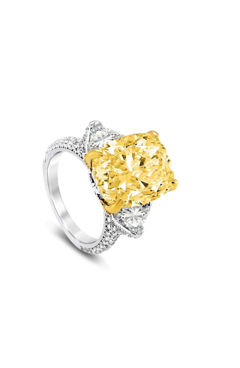 Anna Zuckerman Helena 5.50 Carat Cocktail Ring, Main, color, Canary Yellow