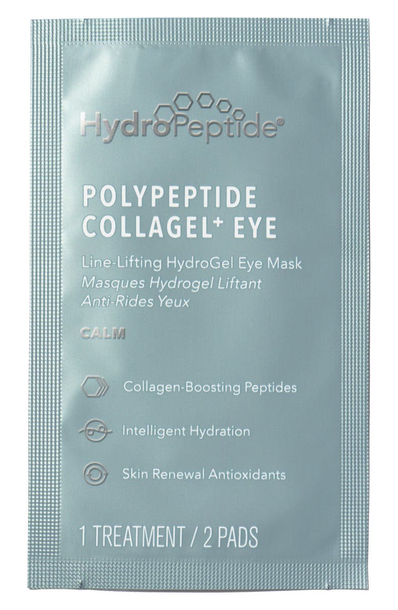 HydroPeptide Polypeptide Collagel+ Line Lifting Hydrogel Eye Mask, Alternate, color, 