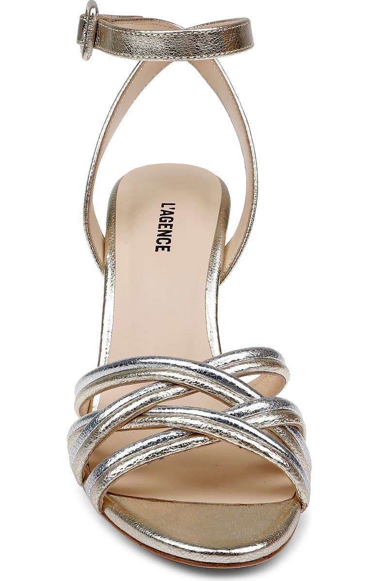 L'AGENCE Acelynn Ankle Strap Sandal, Alternate, color,