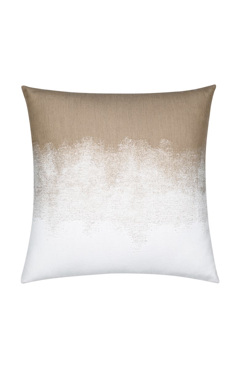 Elaine Smith Artful Ombre Indoor & Outdoor Woven Accent Pillow, Main, color, Sand
