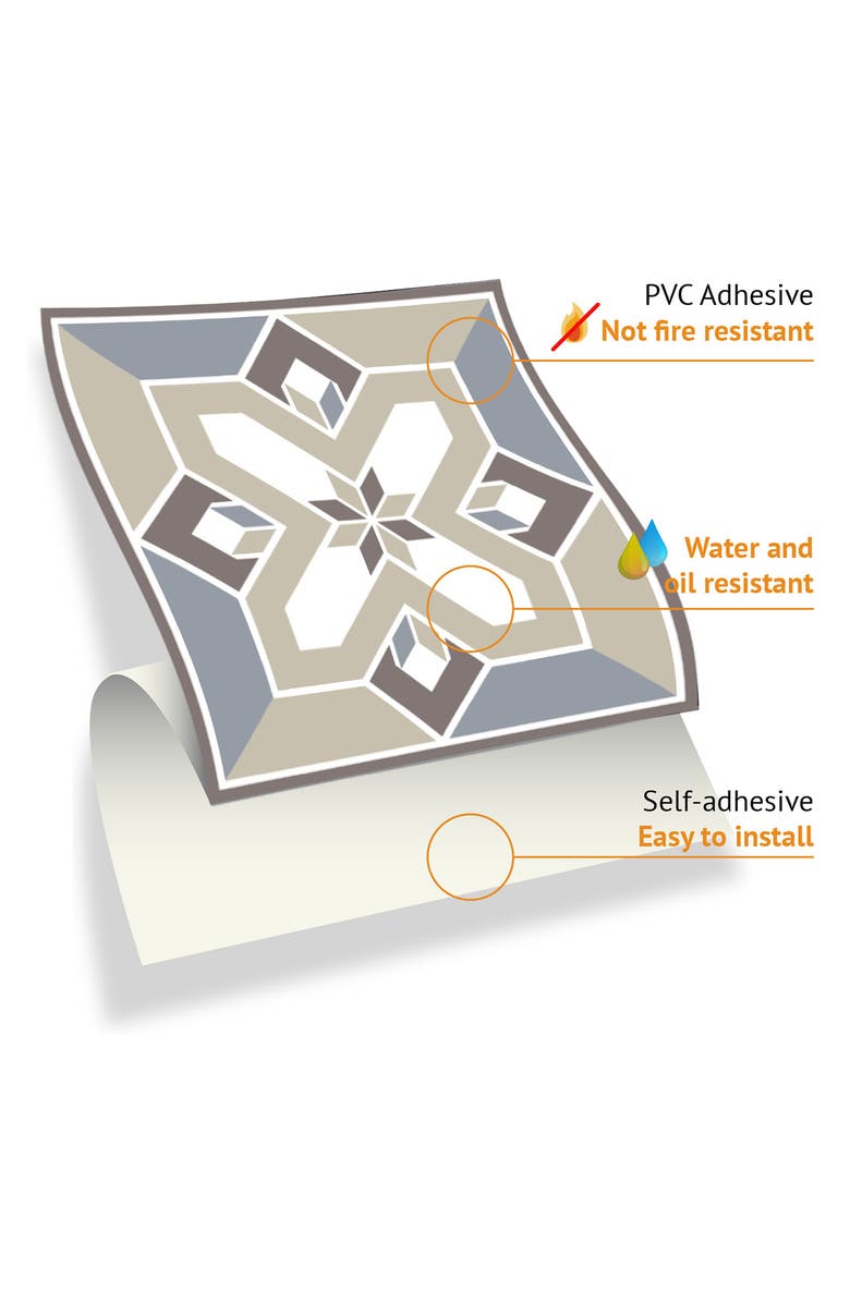 WALPLUS Limestone Wall Tiles - Pack of 5, Alternate, color,