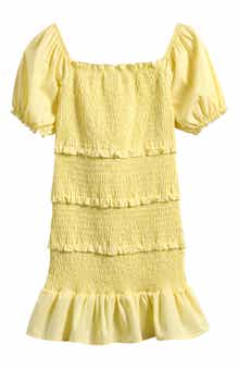 Ava & Yelly Kids' Ruffle Smocked Sundress