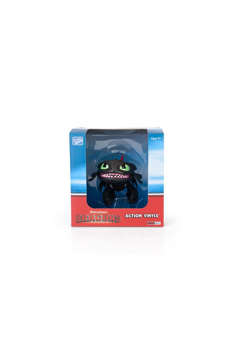 Toynk How To Train Your Dragon 6"-7" Action Vinyl Toothless, Alternate, color, Black