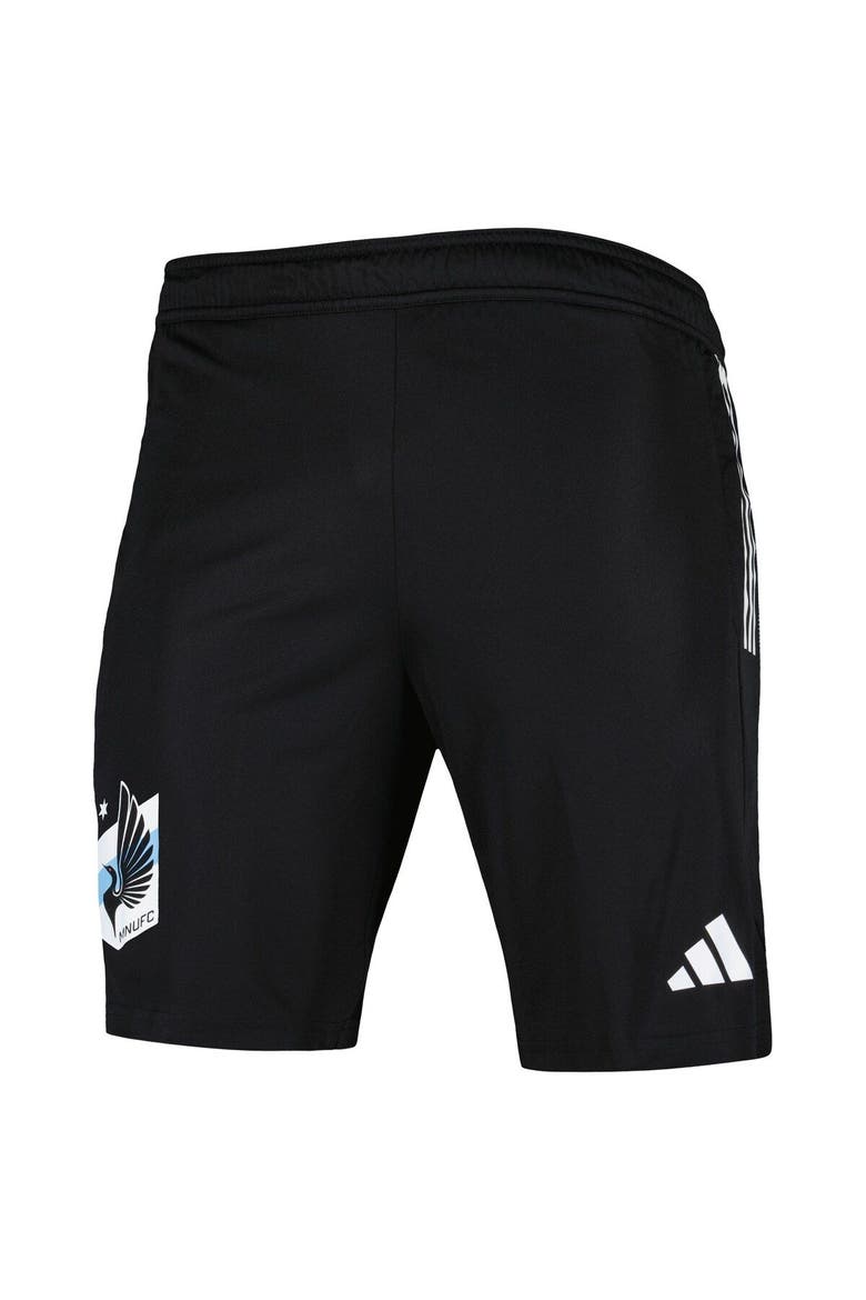 Men's adidas Black Minnesota United FC 2023 On-Field AEROREADY Training Shorts, Alternate, color, Black