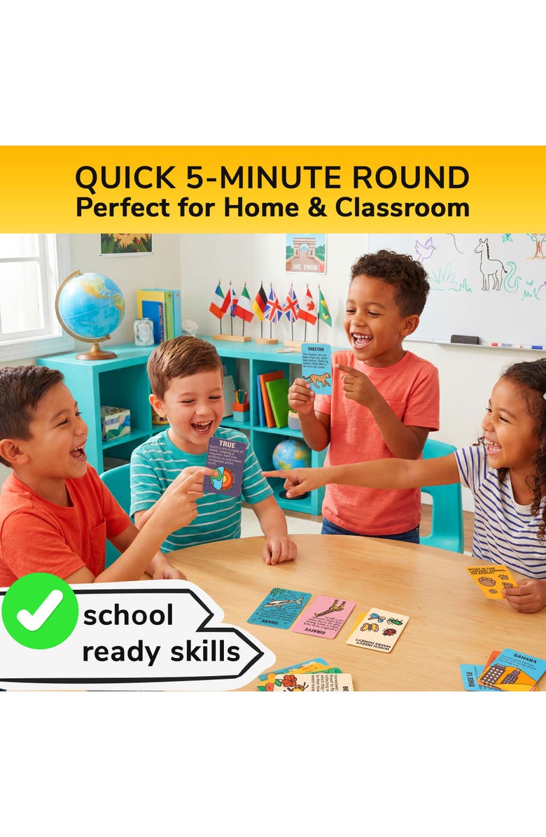 Quokka Kids Trivia Card Games - World, Space, History & Human Body, Alternate, color, World