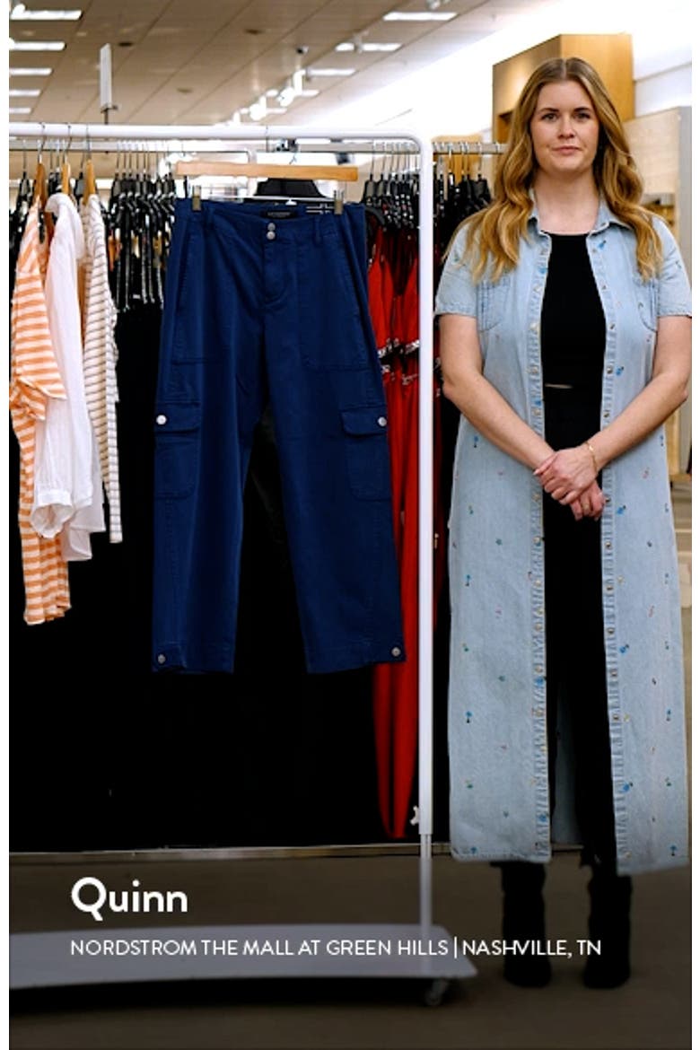 Utility Stretch Twill Crop Cargo Pants video