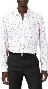 John Varvatos Rodney Hidden Placket Button-Up Shirt
