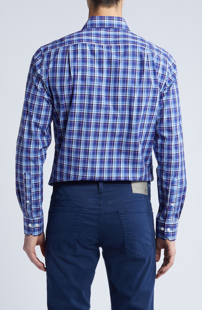 Scott Barber Plaid Button-Up Shirt, Alternate, color, 