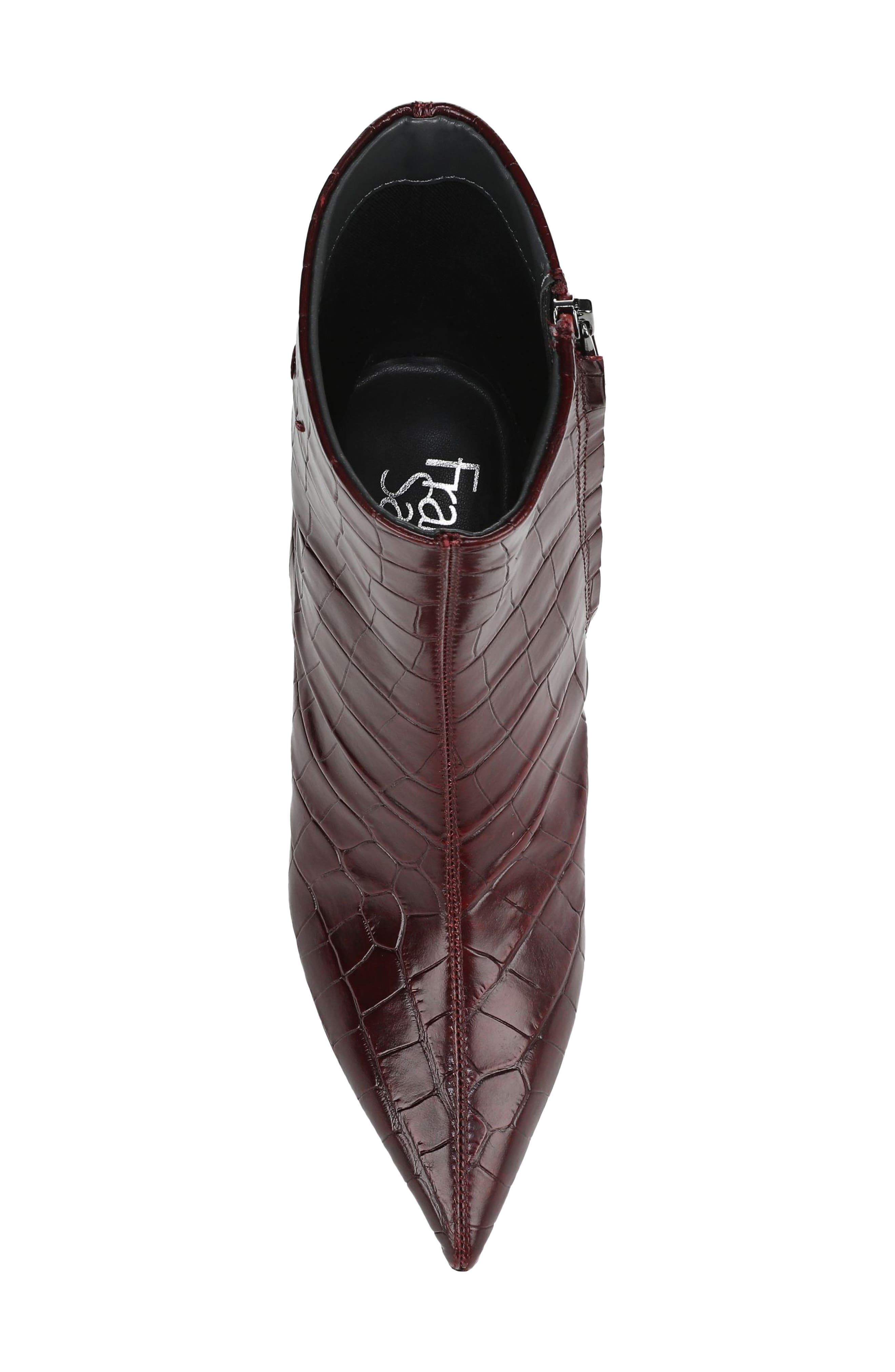 Anna Pointed Toe Bootie, Alternate, color, OXBLOOD RED