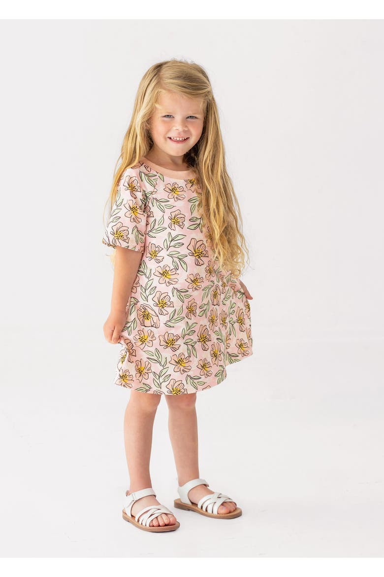 Quinn Short Sleeve Dress, Alternate, color, Pink