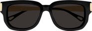 Chloé 54mm Rectangular Sunglasses