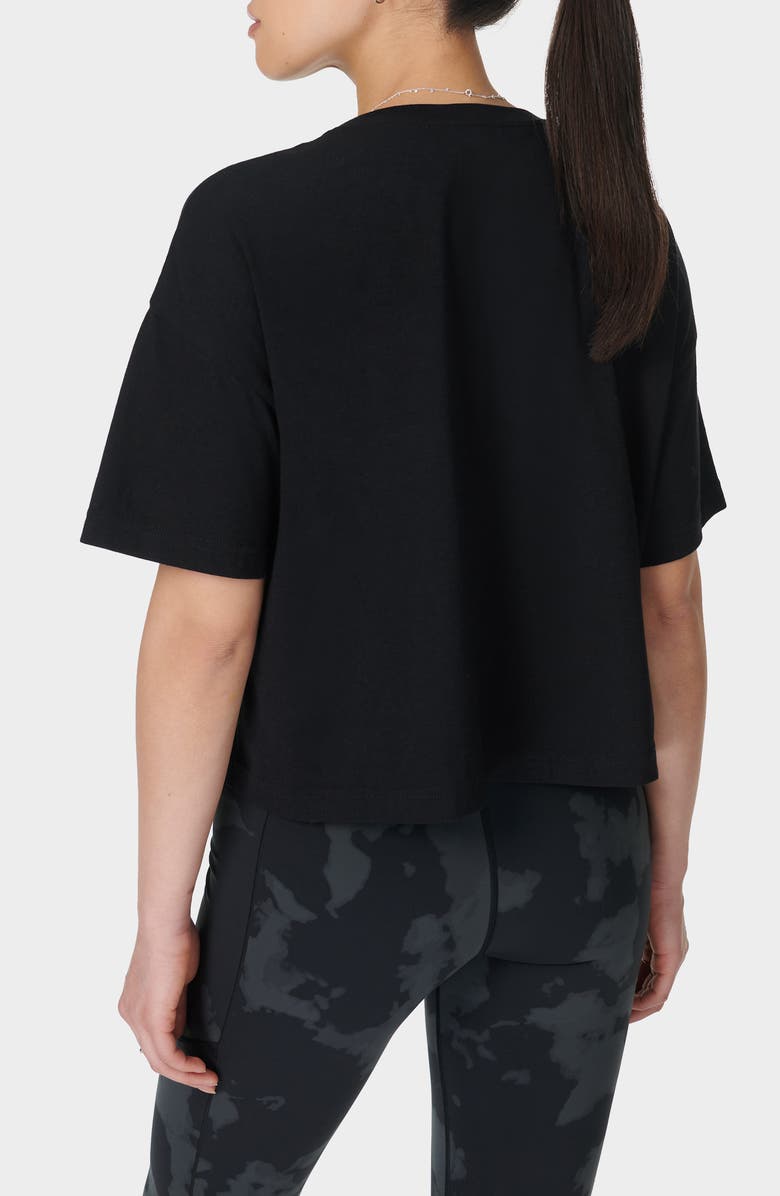 Sweaty Betty Essential Crewneck T-Shirt, Alternate, color, Black