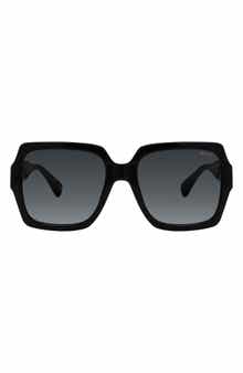Moschino 56mm Square Sunglasses