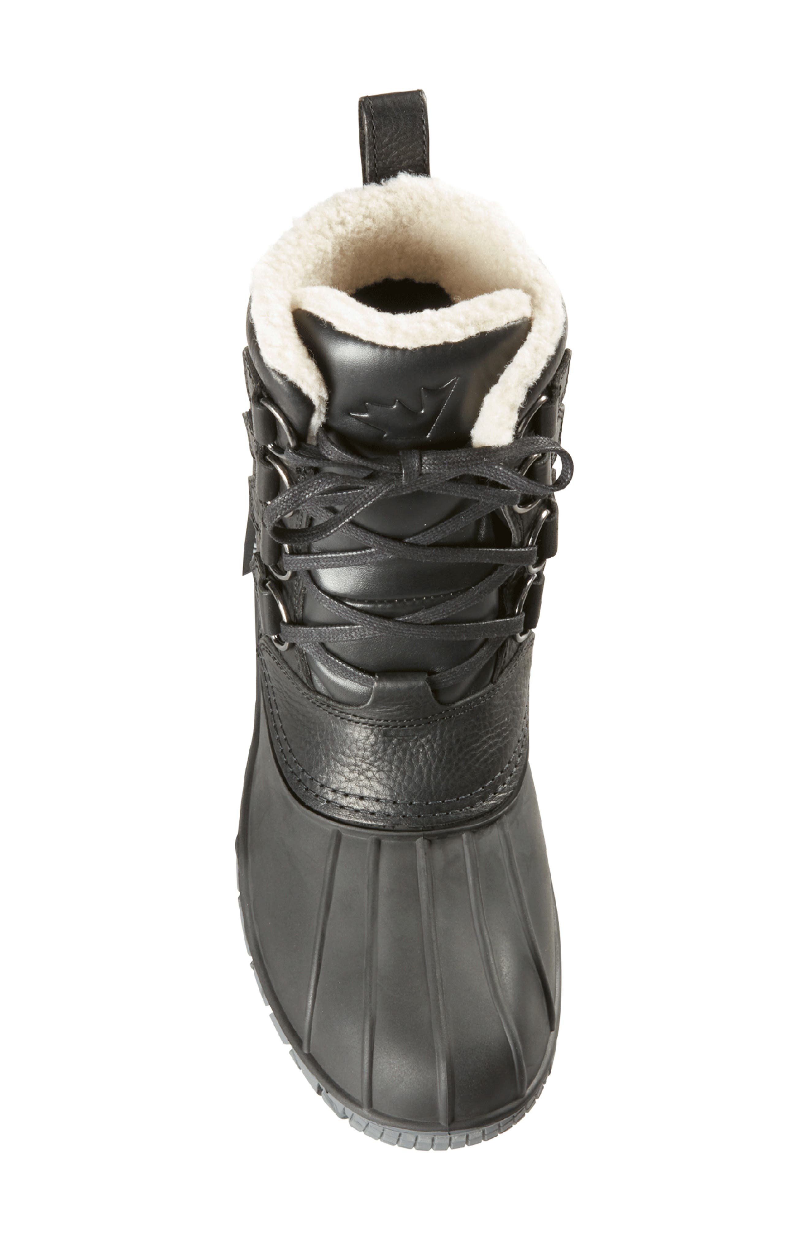 Baffin Yellowknife Waterproof Snow Boot, Alternate, color, Black