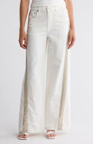 TWP Almost Famous Side Sequin Jeans