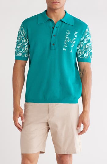 RECYCLE BIG CROSS GRAPHIC KANOKO POLO｜MEN'S - 【公式】SY32