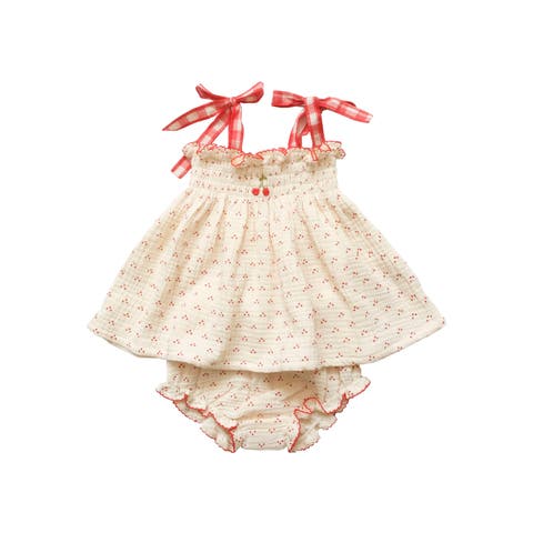 Embroidered Smock Set (Baby)