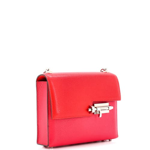 Pre-owned Hermes Hermes Verrou Chaine Bag Chevre Mysore Mini In Orange