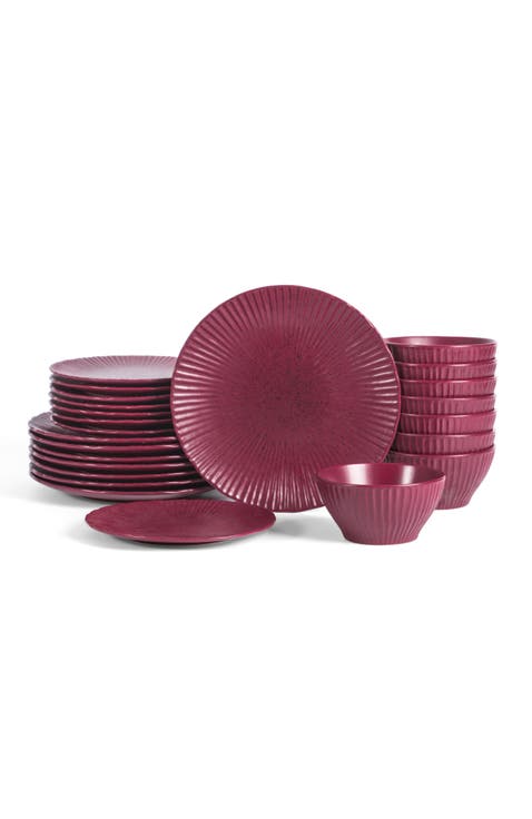 Arlo Stoneware 24-Piece Dinnerware Set