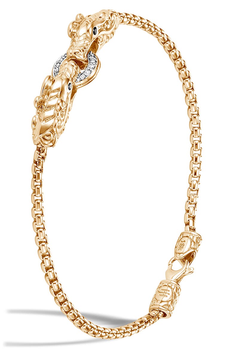 Legends Naga Diamond Pavé Bracelet, Main, color, GOLD/ DIAMOND