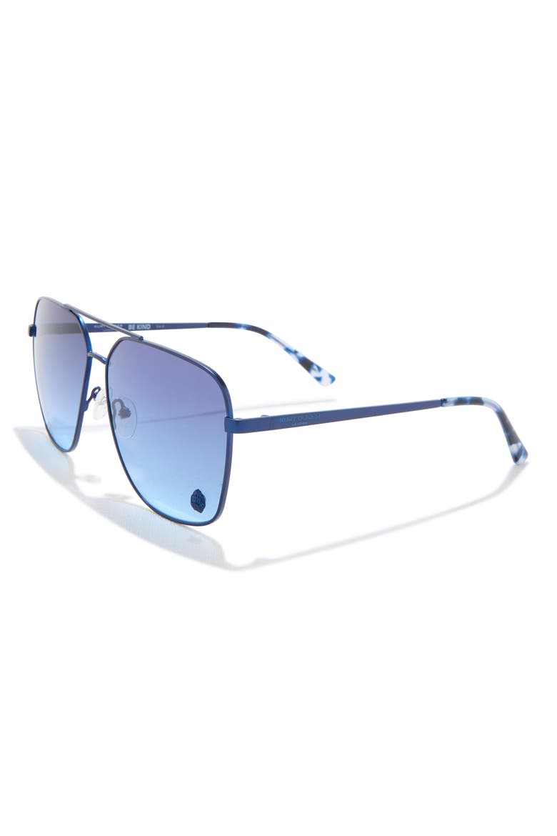 KGL1003 61mm Navigator Sunglasses, Alternate, color, BLUE