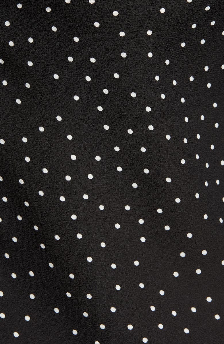 Bobeau Valerie Dotted Puff Sleeve Blouse, Alternate, color, 