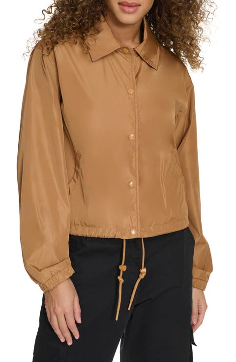 Cropped Coach's Jacket