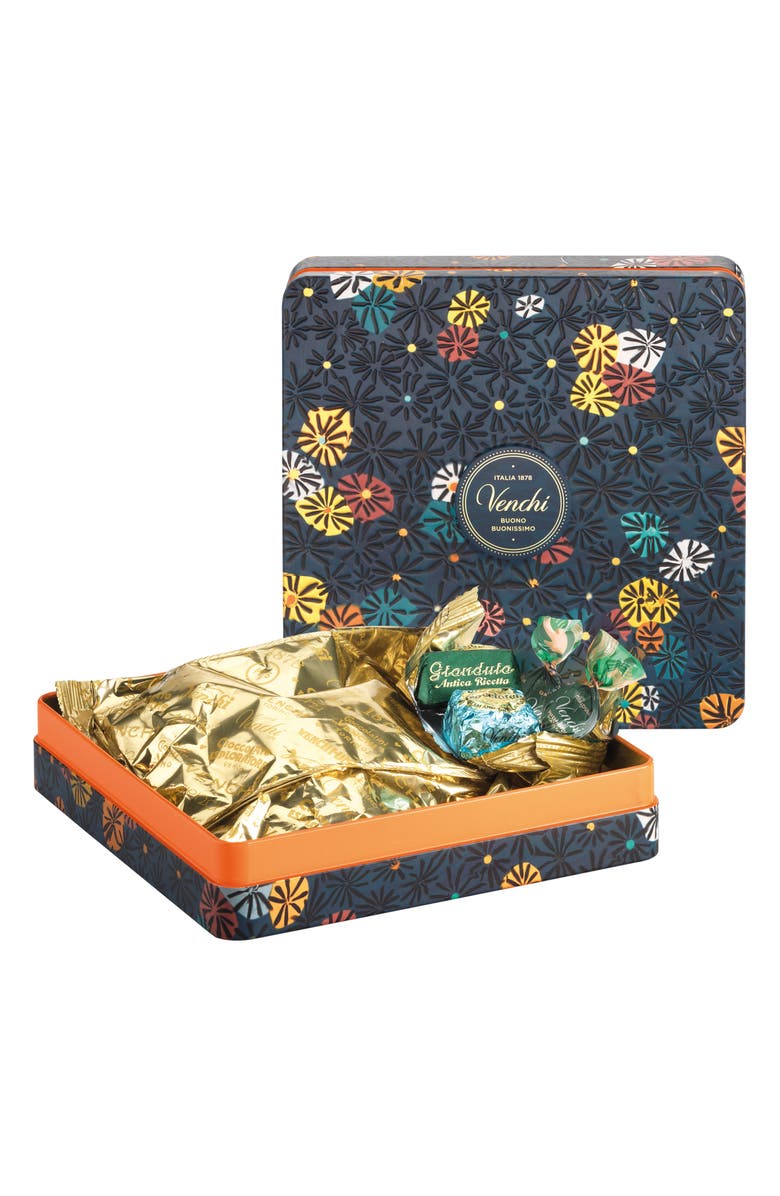 Venchi Murrine Metal Tin, Main, color, 