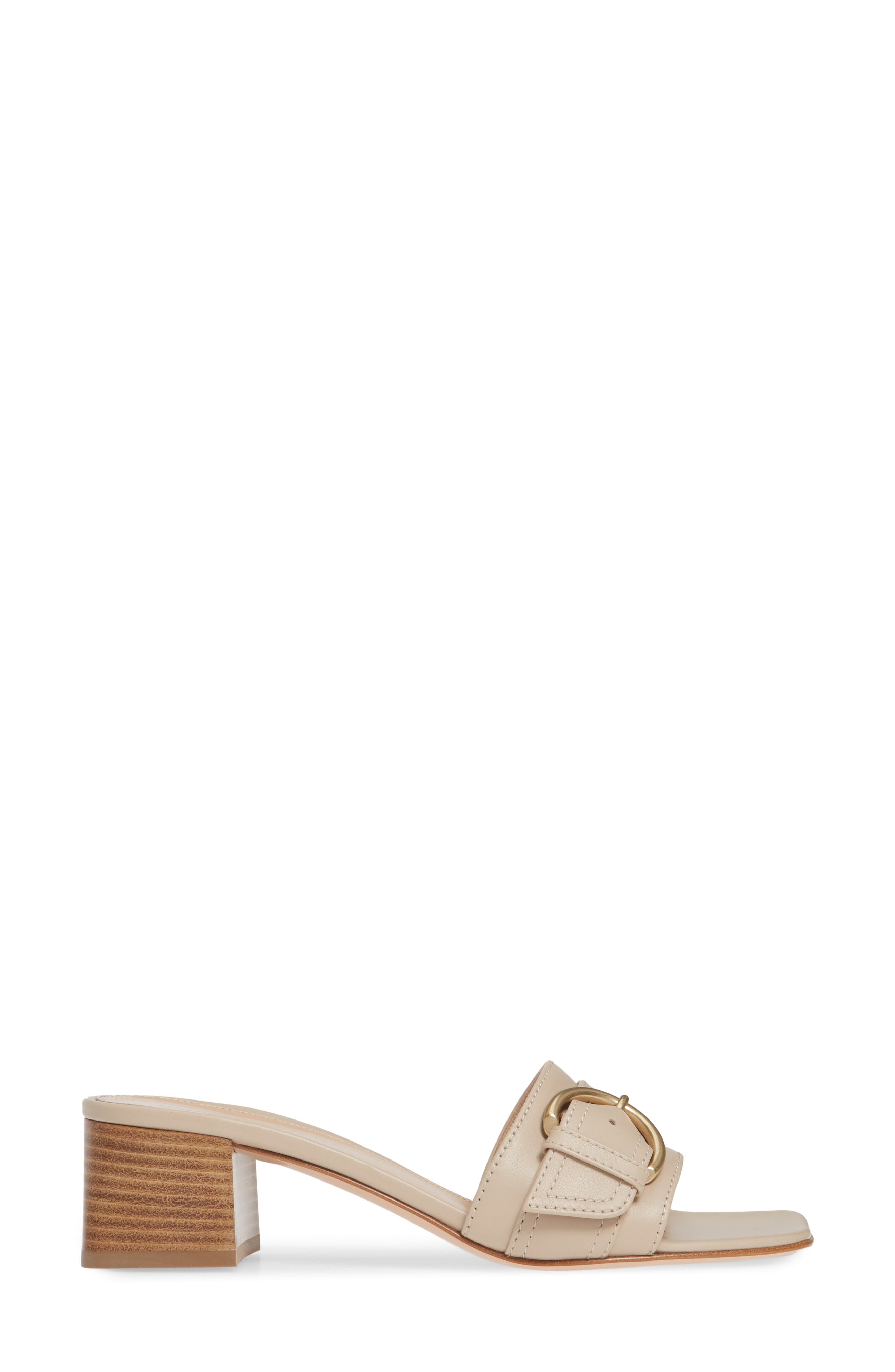 Gianvito Rossi Buckle Slide Sandal, Alternate, color, 