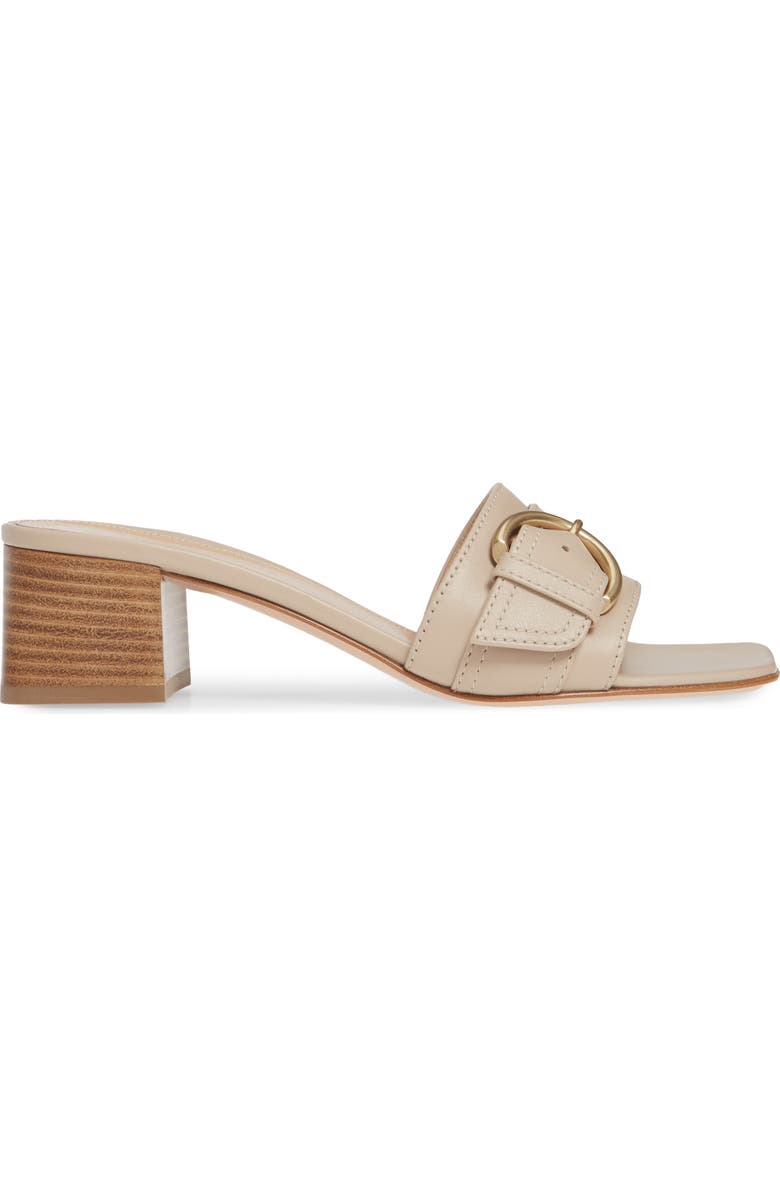 Gianvito Rossi Buckle Slide Sandal, Alternate, color,